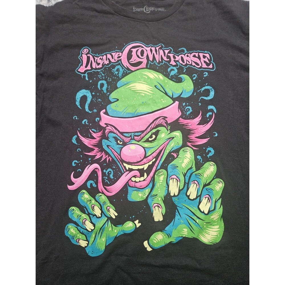 Insane Clown Posse Band T-Shirt Psychedelic Juggalo ICP Black Adult Size XL